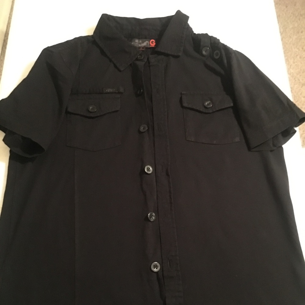 “G” By Guess Men’s Black Polo